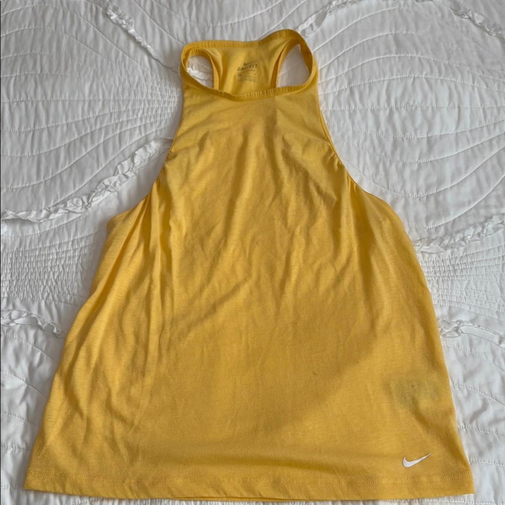 Nike Women's Yellow Tank Top